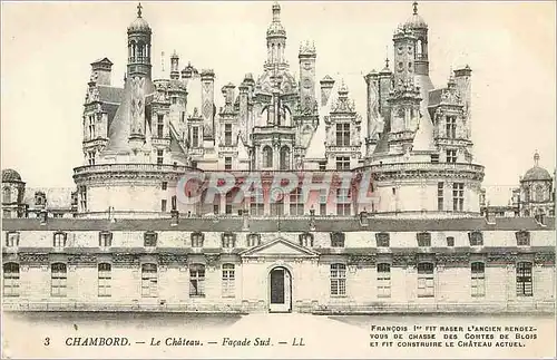 Ansichtskarte AK Chambord Le ch�teau