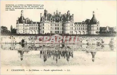 Ansichtskarte AK Chambord Le Chateau fa�ade septentrionale