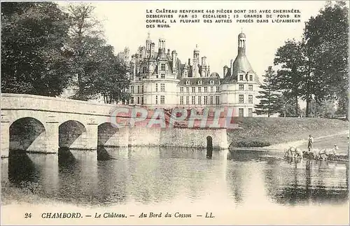 Ansichtskarte AK Chambord Le Chateau Au Bord du Cosson