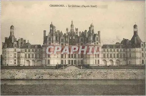 Ansichtskarte AK Chambord Le Chateau fa�ade Nord