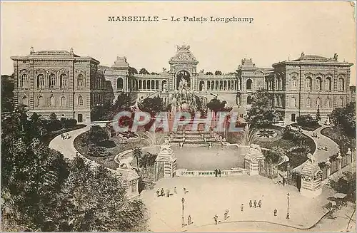 Cartes postales Marseille Le Palais longchamp