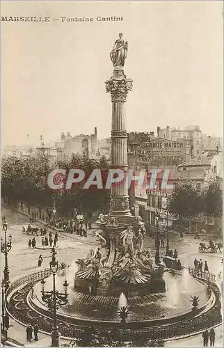 Cartes postales Marseille Fontaine Cantini