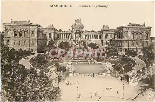 Cartes postales Marseille Le Palais longchamp