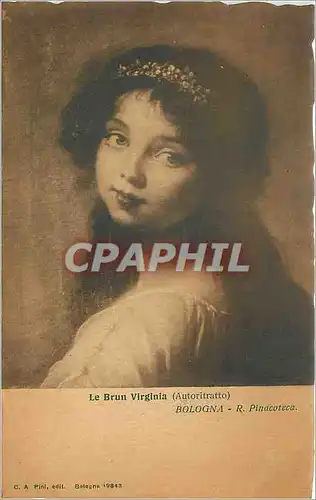 Cartes postales Le Brun Virginia Autoritrtto Bologne