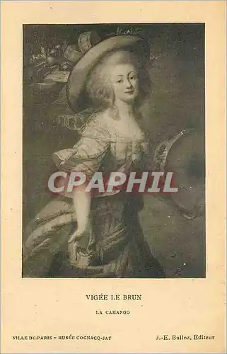 Cartes postales Mme Vigee lebrun  ville de paris Musee cognac jay