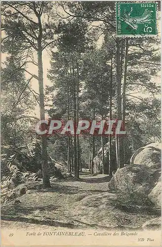 Cartes postales Foret de fontainebleau Cavaliere des brigands