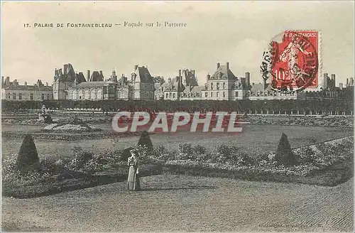 Ansichtskarte AK Palais de Fontainebleu Fa�ade sur le Parterre