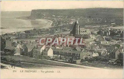 Cartes postales le Treport  vue generale