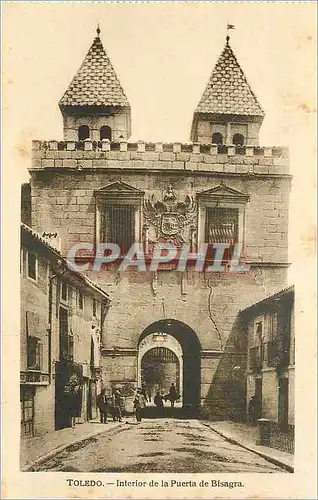 Cartes postales Toledo Interior de la Puerta e Bisagra