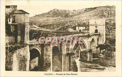 Cartes postales Toledo Puente de San Martin