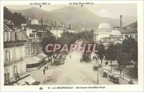 Cartes postales La bourboule boulevard Marechal Foch