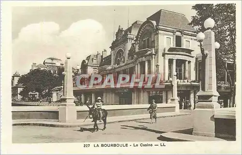 Cartes postales La bourboule Le casino Ane Mule