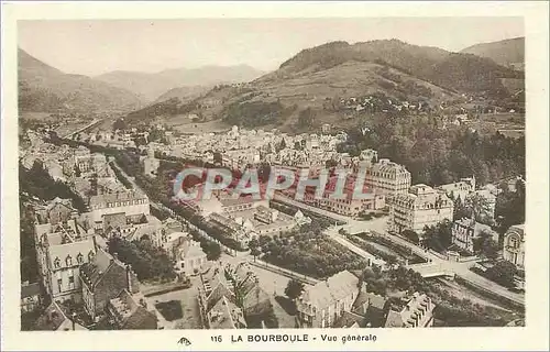 Cartes postales La bourboule vue generale