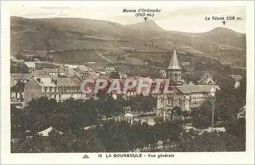 Cartes postales La bourboule vue generale