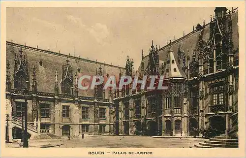 Cartes postales Rouen palais de justice