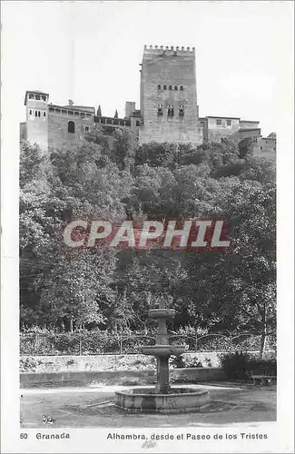 Cartes postales Granada Alhambra desde el Paseo de los Tristes