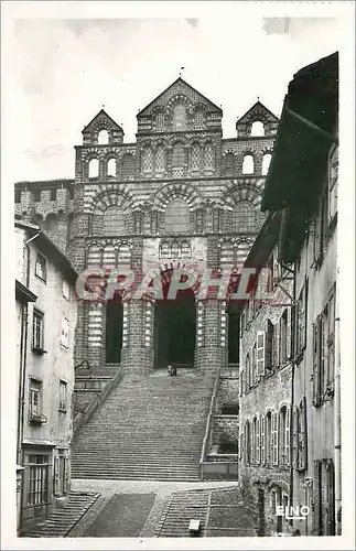 Ansichtskarte AK Le Puy The Loire alt 630 Montee de la Cathedrale a laquelle par un grand escalier de 134  marche