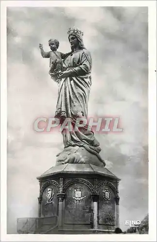 Cartes postales le Puy The Loire alt 630m Statue Colossale de Notre Dame de France haueur 22m 70 perimetre 17m p
