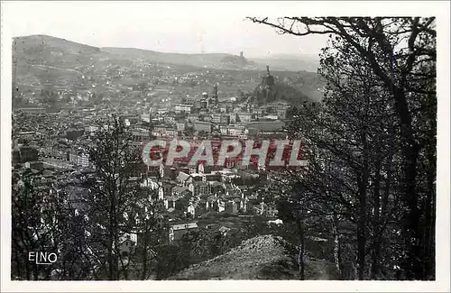 Ansichtskarte AK Le Puy Hte loire alt 630 Vue generale prise de la Roche Arnaud. Pespective du Chateau de Poligna