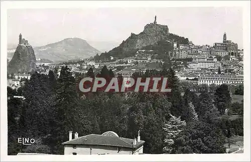 Ansichtskarte AK Le Puy Hte loire alt 630 Vue generale prise de la Roche Arnaud. Pespective du Chateau de Poligna