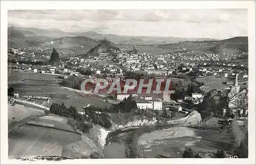 Cartes postales Le Puy en velay The loire alt 630m Vue Panoramique prise des Orgues d'Espaly et chaine des Ceven
