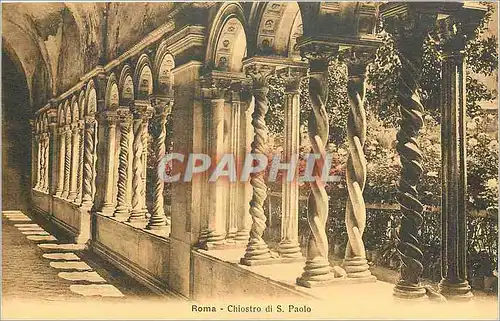 Cartes postales Roma Chiostro di S Paolo