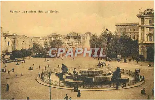 Cartes postales Roma La stazione vista dall Esedra