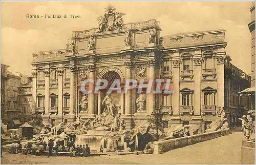 Cartes postales Roma Fontana di trevi