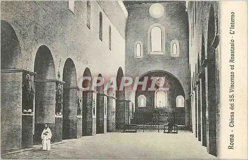 Cartes postales Roma Chiesa dei SS Vincenzo ed anastasio L'Interno