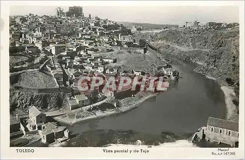 Cartes postales Toledo Vista parcial y rio Tajo