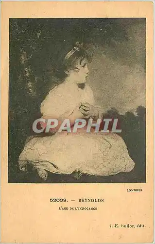 Cartes postales Reynolds L'age de l'Innocence