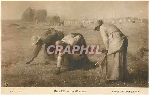 Cartes postales Millet Les Glaneuses
