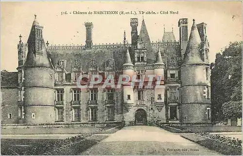 Cartes postales Chateau de maintenon E et L Xie s cote Nord