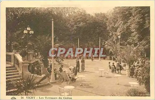 Ansichtskarte AK Vichy les Terrasses du casino