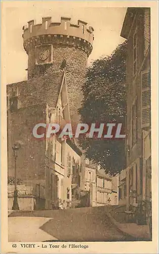 Cartes postales Vichy la tour de l'Horloge