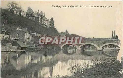 Ansichtskarte AK Montigny le Gannelon E & L la pont sur Loire