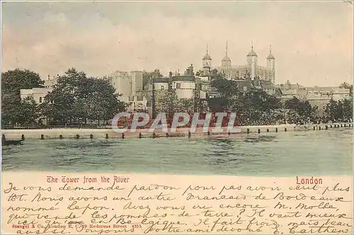 Cartes postales London The tower from the river