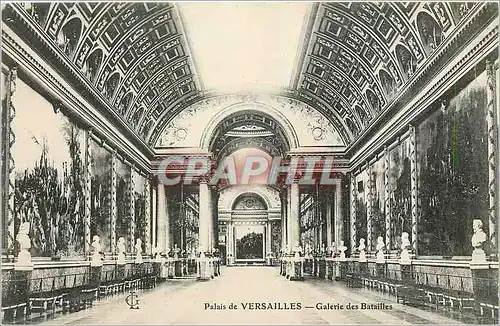 Cartes postales Palais versailles Galerie des batailles