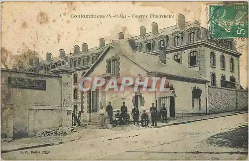 Cartes postales Coulommiers S et M Caserne beaurepaire Militaria