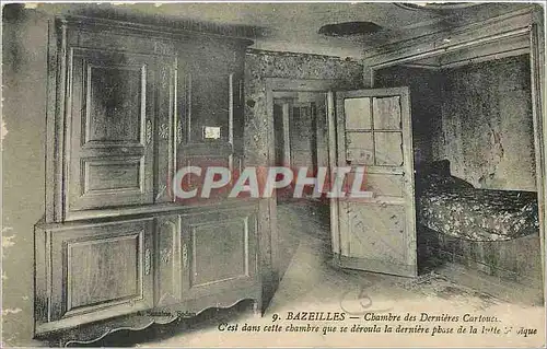 Cartes postales Bazeilles chambre des Dernieres Cartoucle
