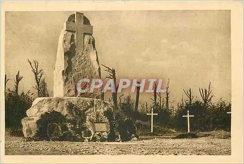 Ansichtskarte AK Monument eleve au bois des Caures a la Memoires du Colonel Driant tue le 22 fevrier 1916 et aux