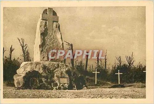 Cartes postales Monument eleve au bois des Caures a la Memoires du Colonel Driant tue le 22 fevrier 1916 et aux