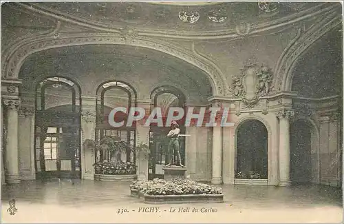 Cartes postales Vichy le hall du casino