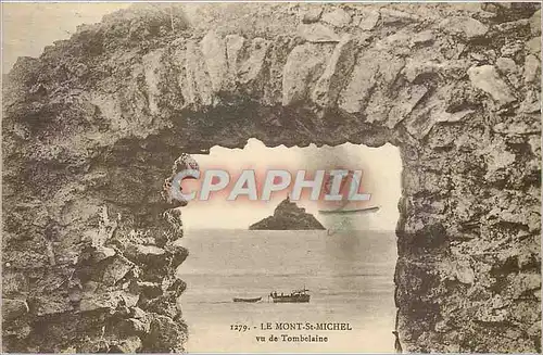 Cartes postales le Mont st Michel Vu de Tombeline
