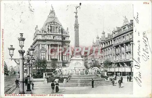 Cartes postales Bruxelles Monument anspach