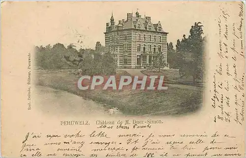 Cartes postales Peruweltz Chateau de M uez Simon