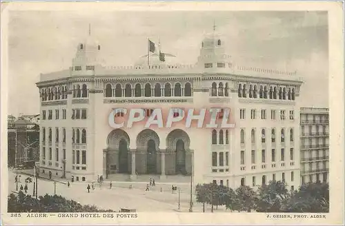 Ansichtskarte AK Alger Grand Hotel des postes