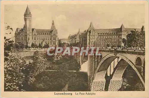 Cartes postales Luxembourg le pont Adolphe