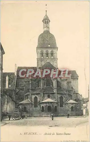 Cartes postales Beaune Abside de Notre Dame