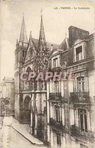 Cartes postales Vannes - la cathedrale